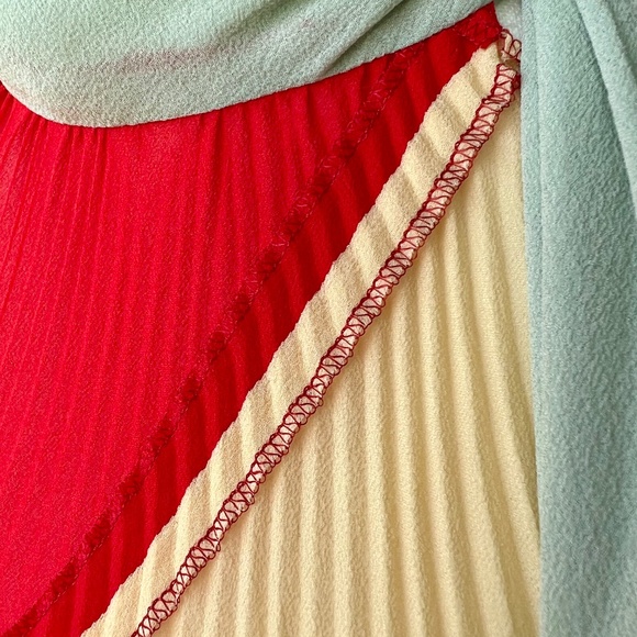 SOLD! Jean Paul Gaultier Femme Silk Halter Dress IT44 US10 Beaded Ties VTG Rare - Picture 15 of 16